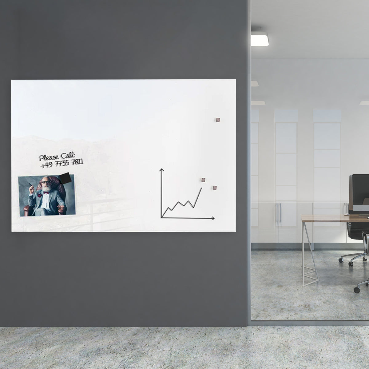 Glas Whiteboard | Lissabon | 5 Größen