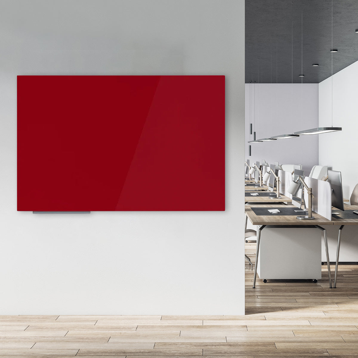 Magnetisches Glas-Whiteboard | 3 Größen | 2 Farben