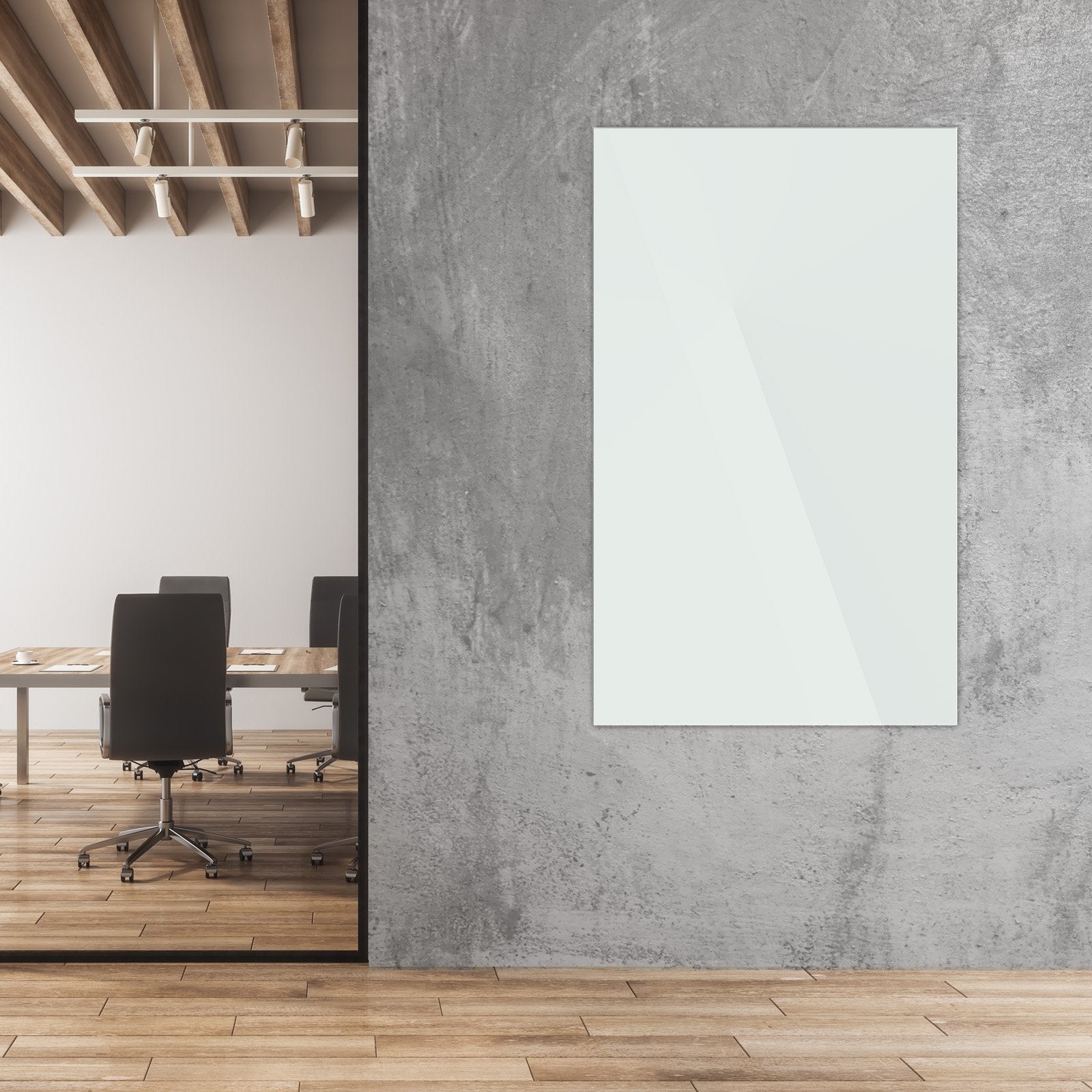 Glas-Whiteboard | Sicherheitsglas | Rahmenlos | 10 Größen
