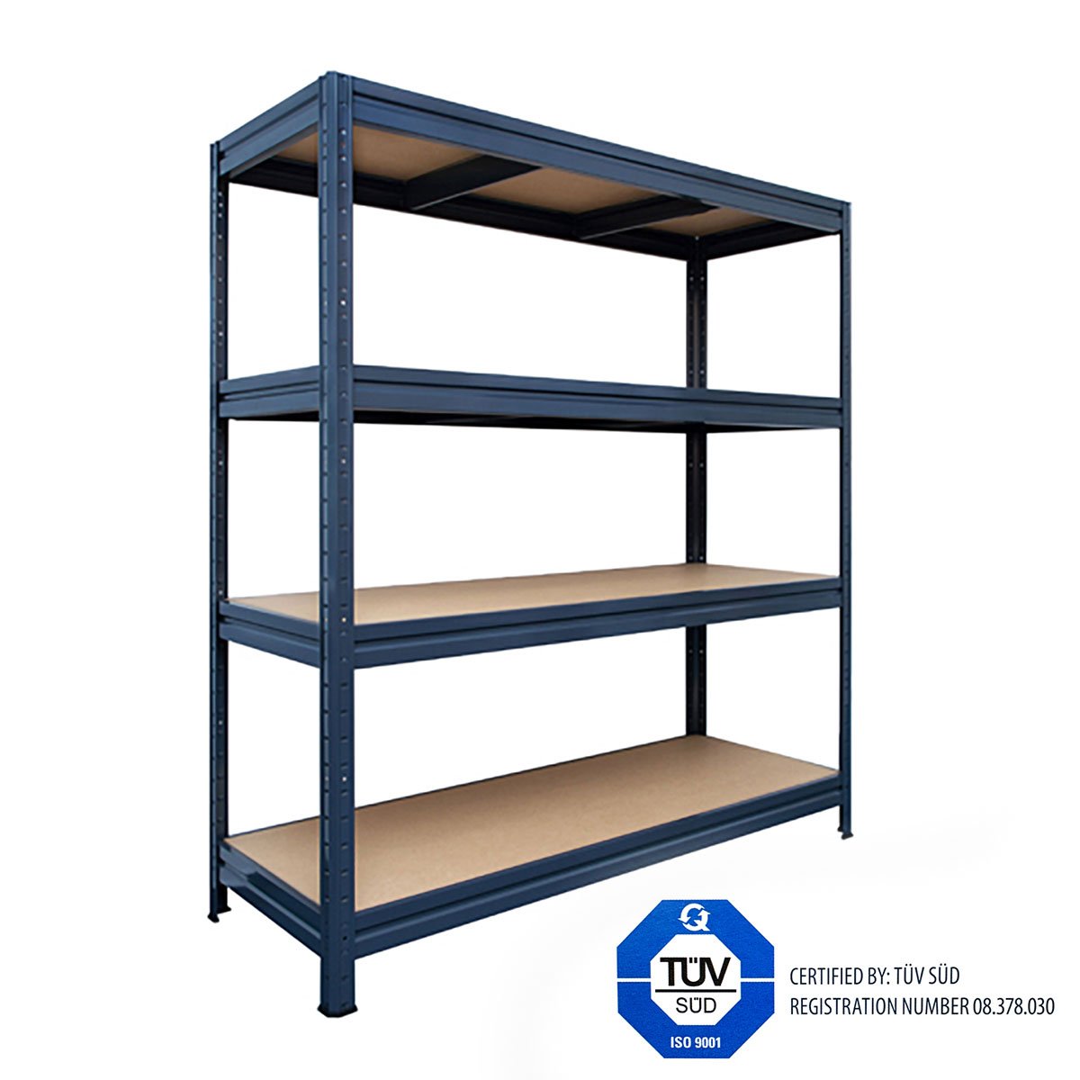 Weitspannregal | Schwerlastregal | Grau | Traglast bis 1500 kg
