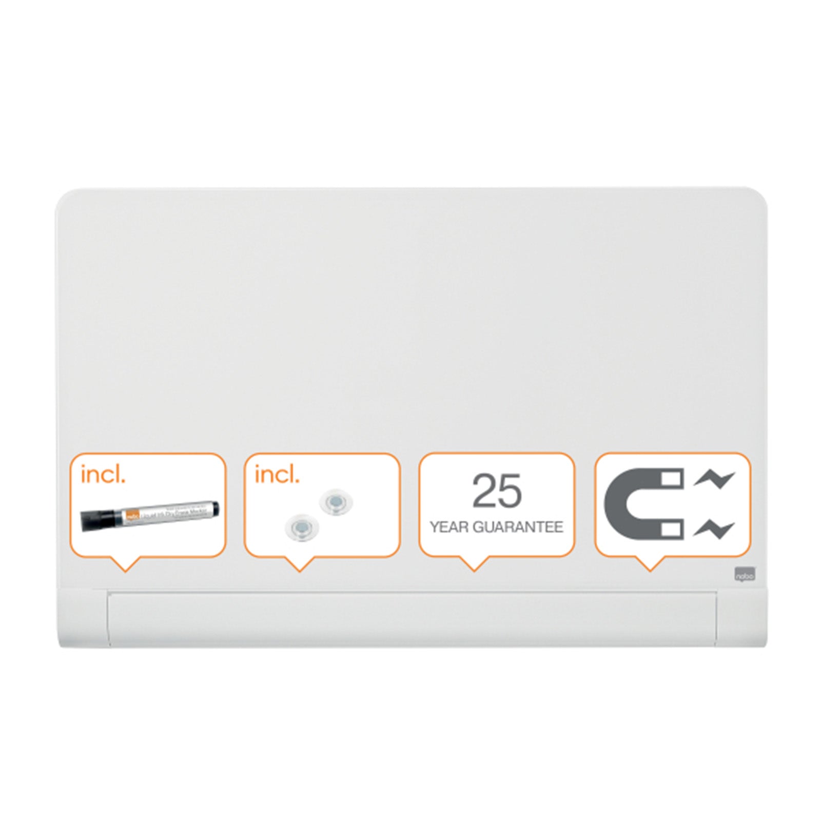 Nobo Whiteboard | Impression PRO | Abgerundete Ecken