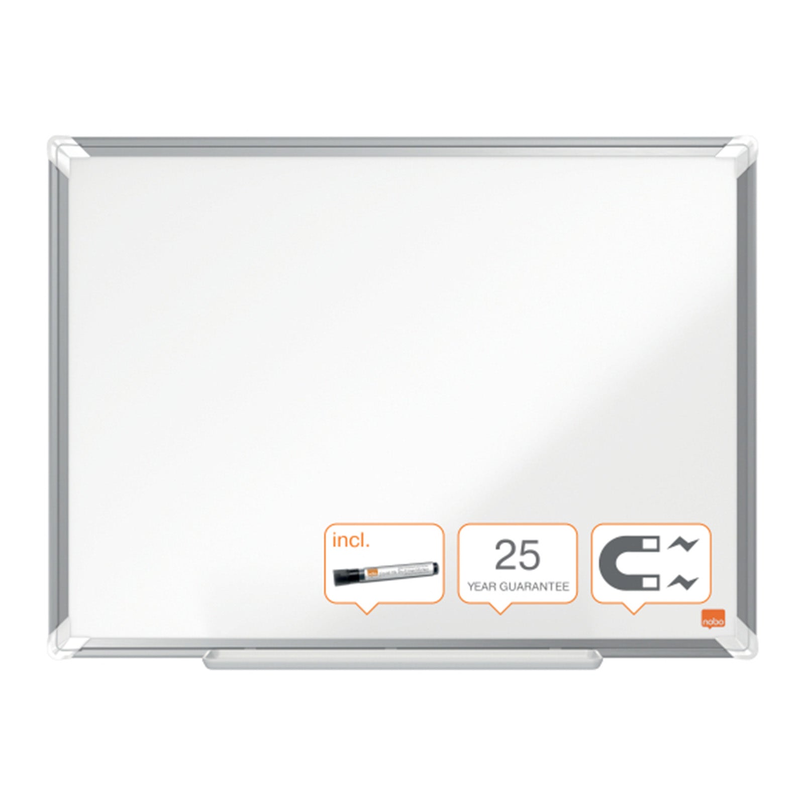 Nobo Whiteboard | Premium Plus | Speziallackiert | Magnetisch
