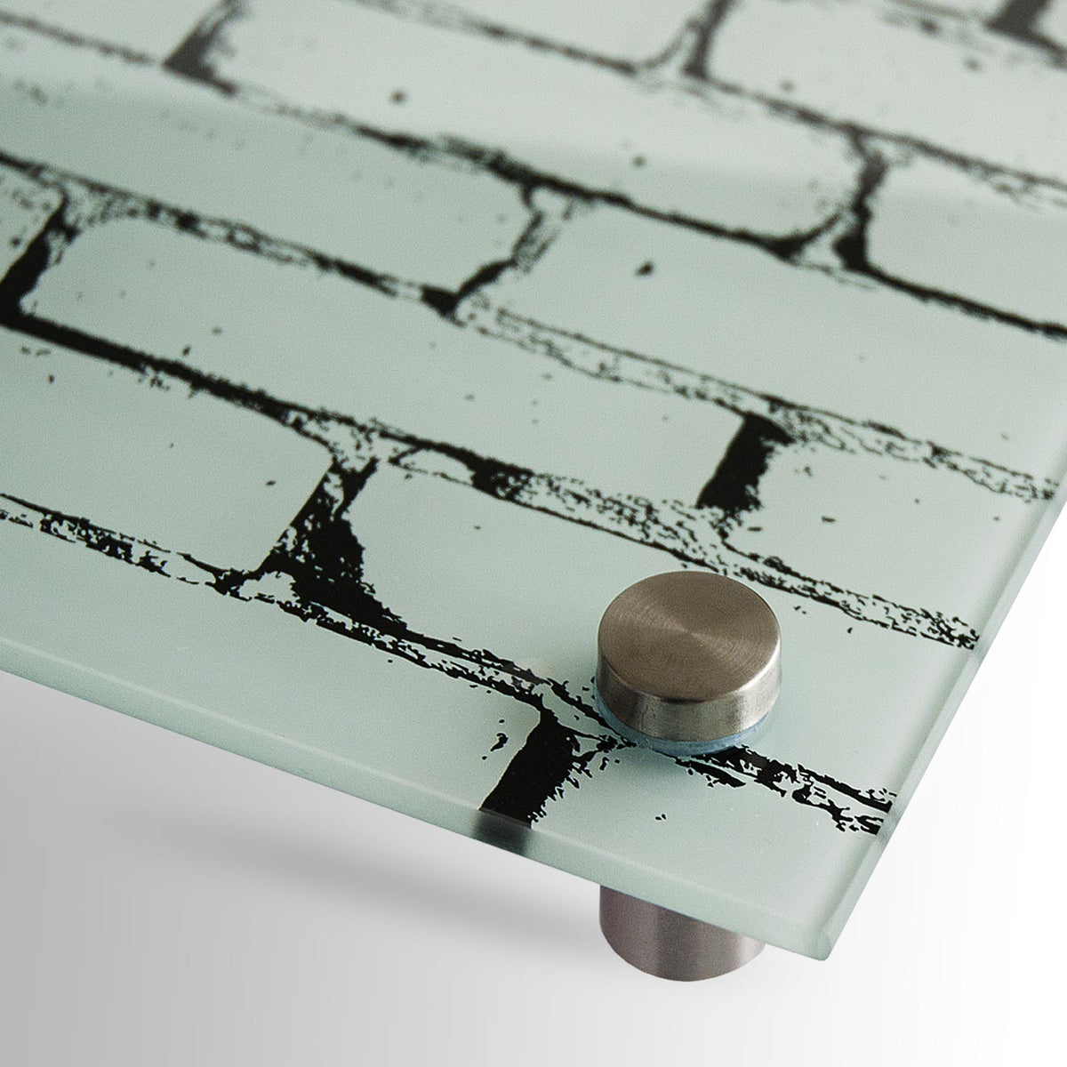 Design-Glas-Memoboard | Brick | 2 Größen