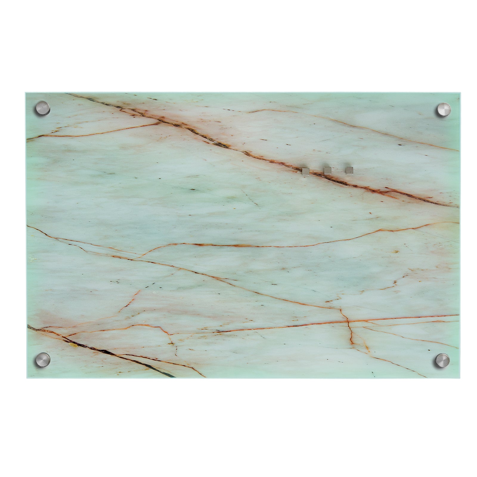 Design-Glas-Memoboard | Marble | 2 Größen