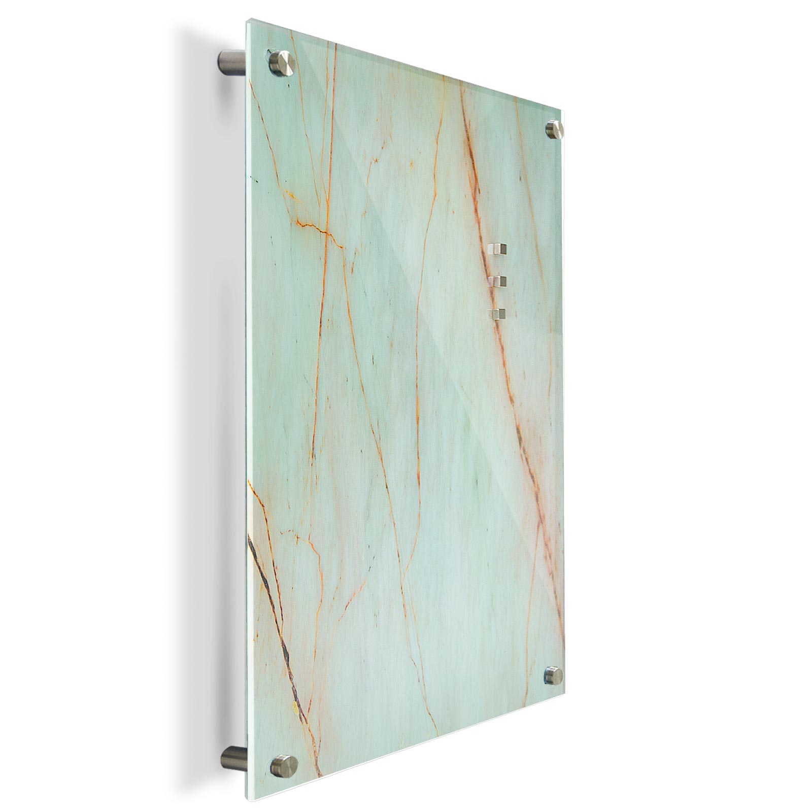 Design-Glas-Memoboard | Marble | 2 Größen