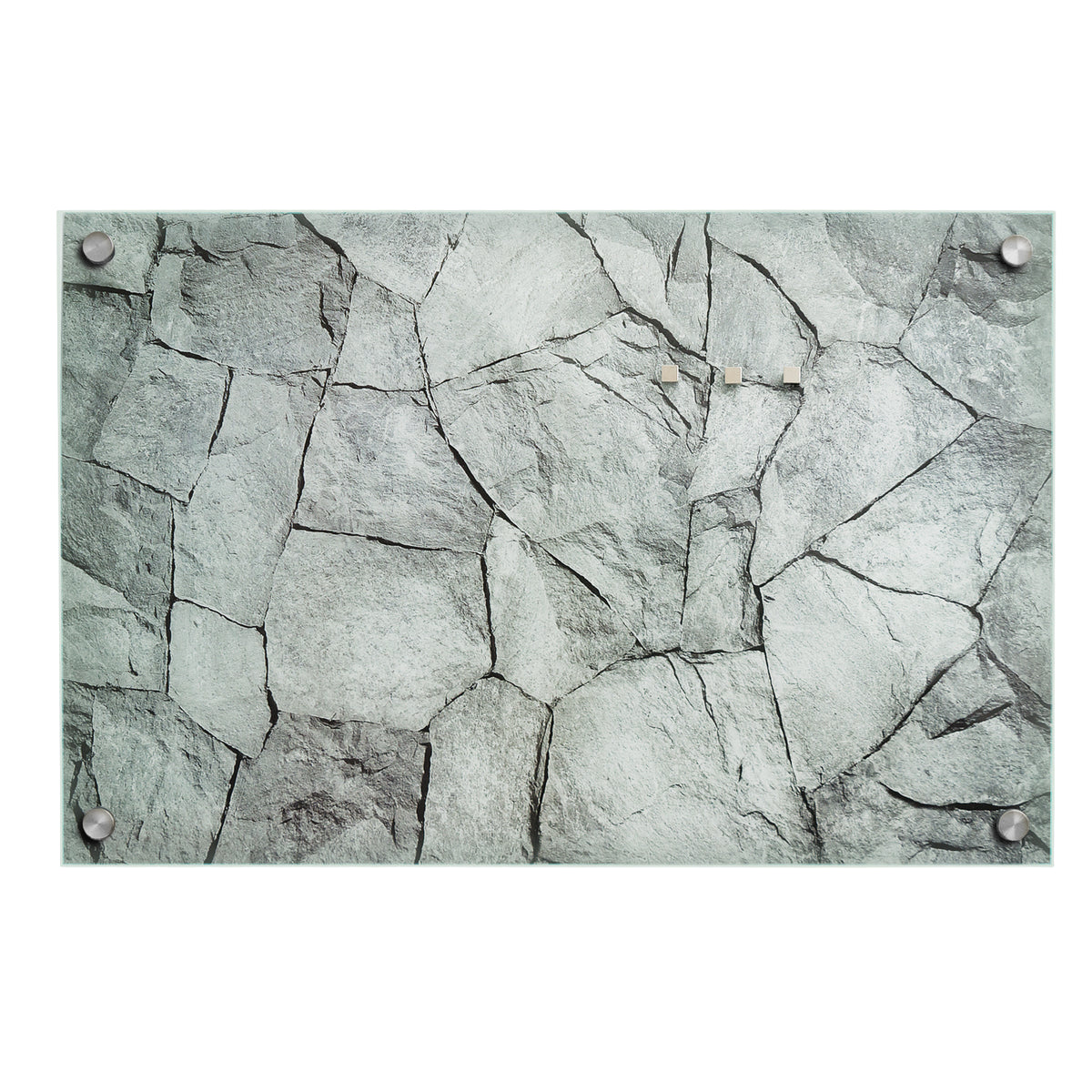 Design-Glas-Memoboard | Rock | 2 Größen