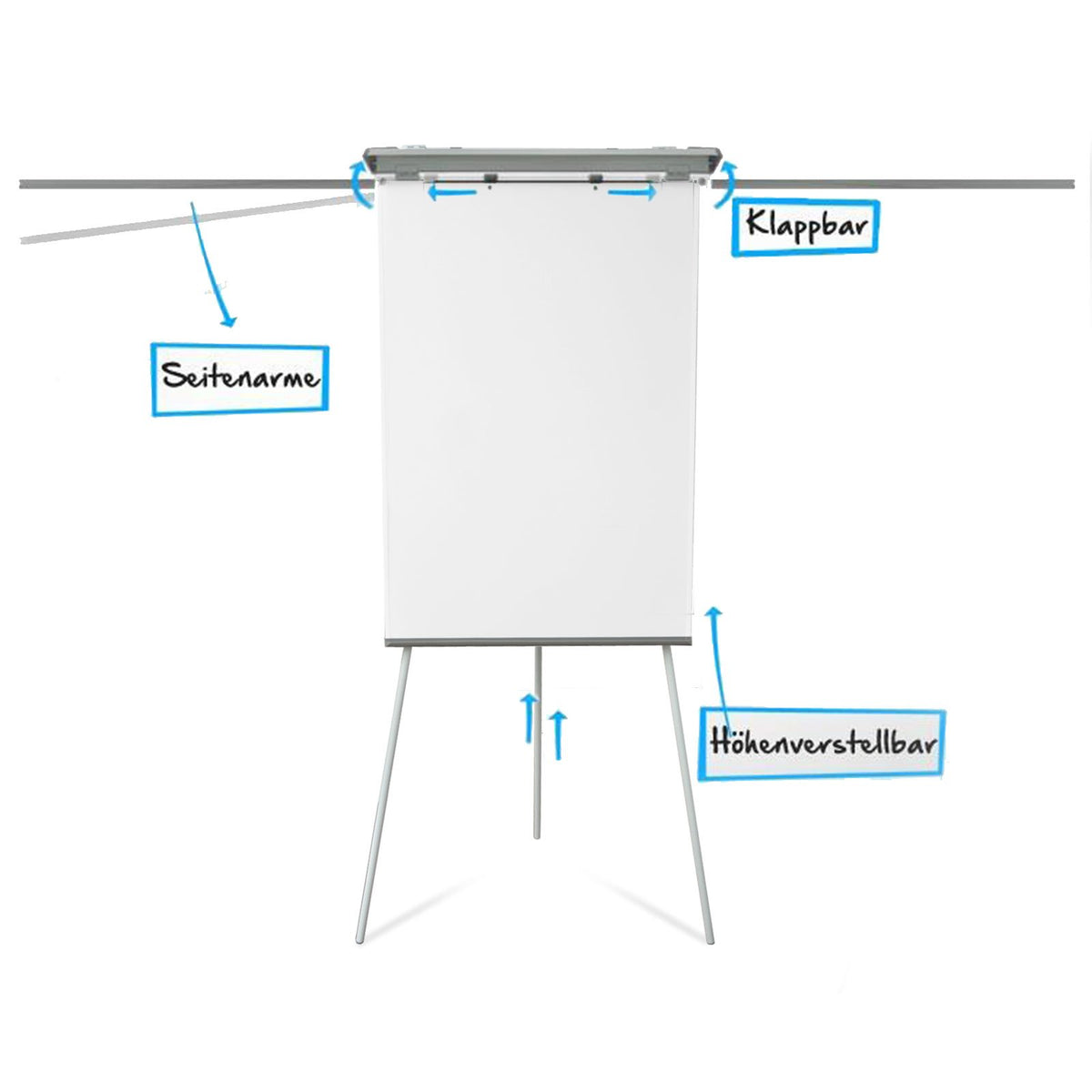 Flipchart Coyote | Dreibein-Stativ | Klappbar