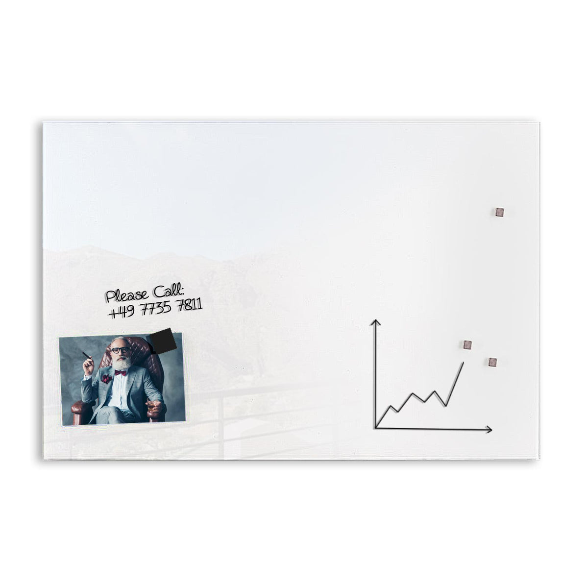 Glas Whiteboard | Lissabon | 5 Größen