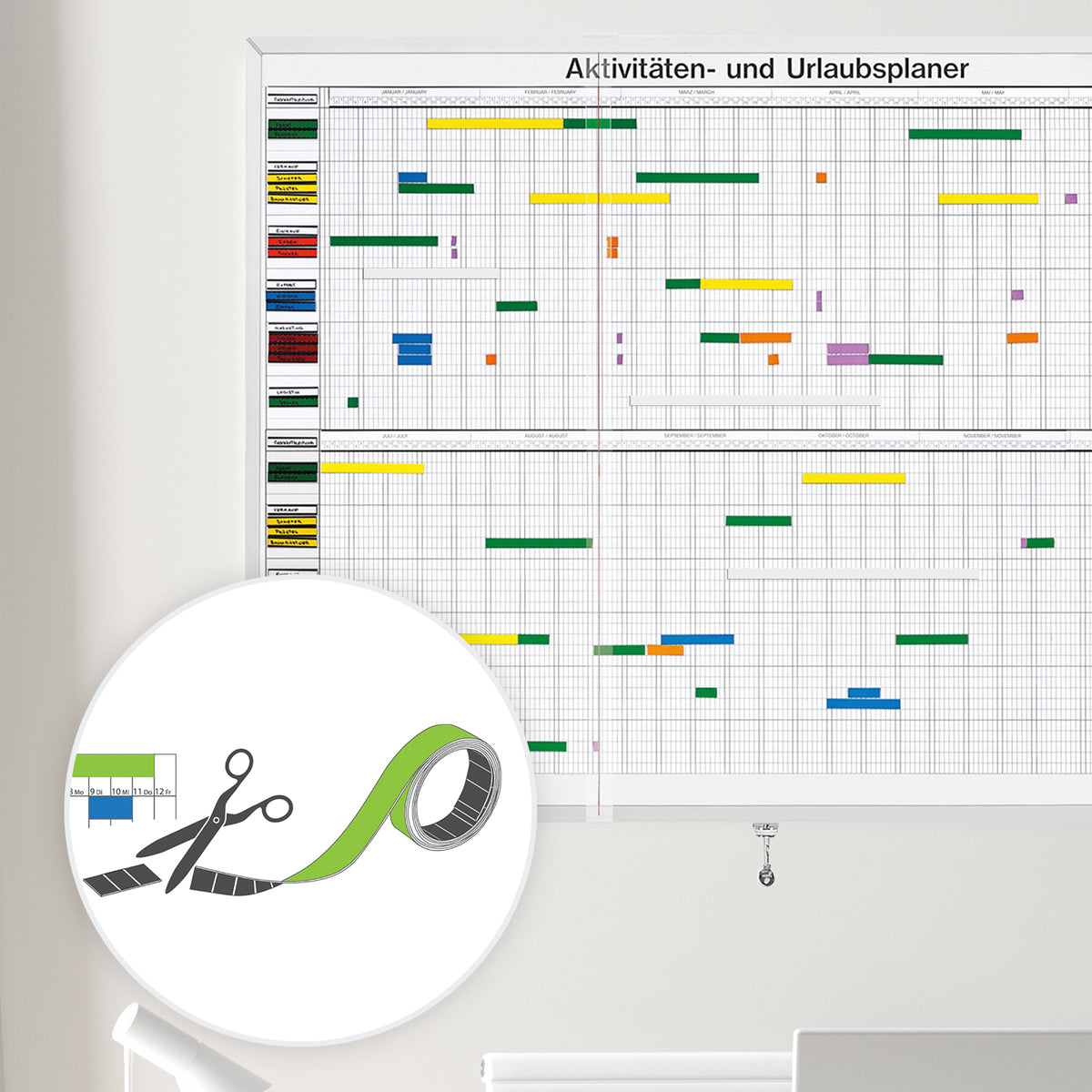 Magnetbänder | 3er Set | 6 Farben