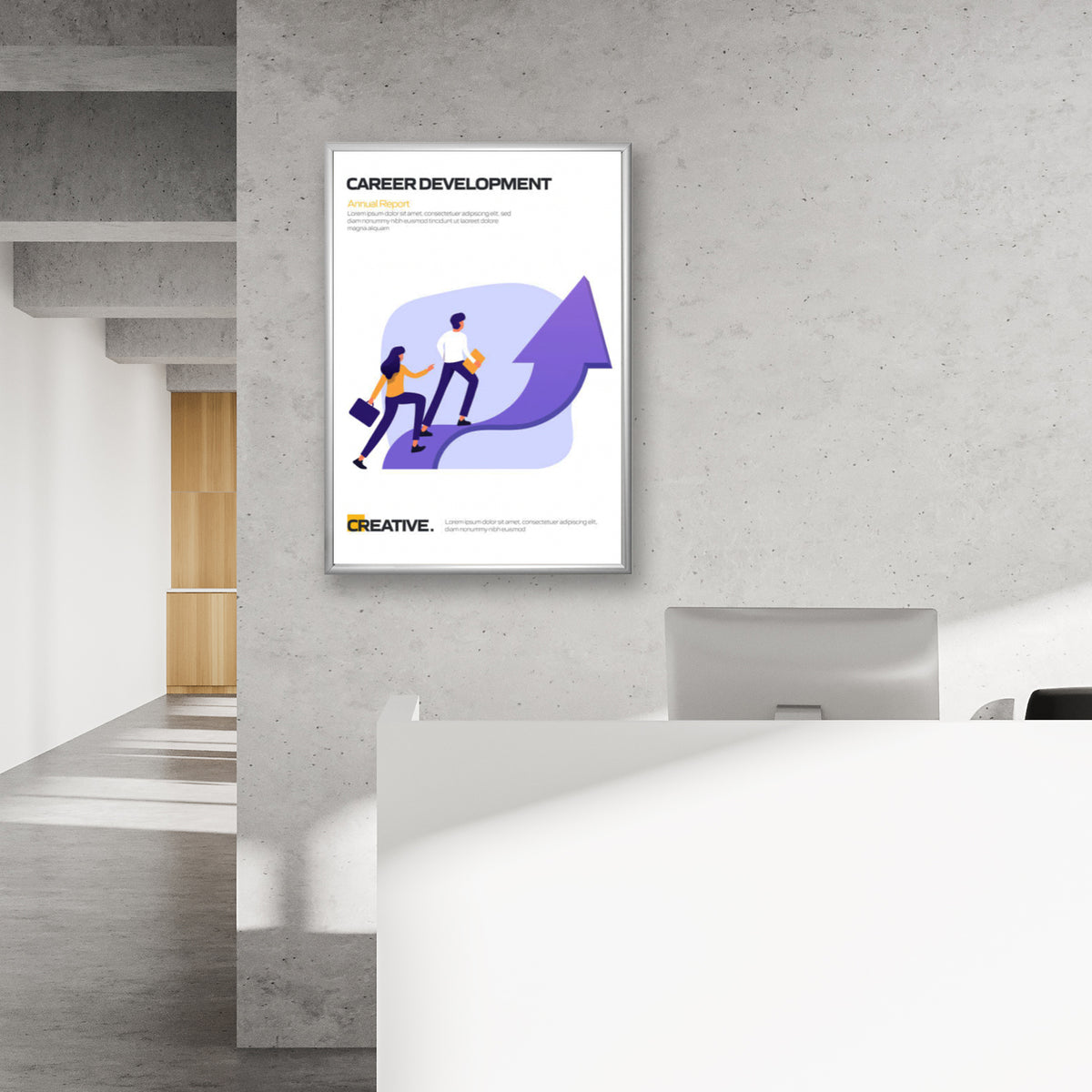 Wechselrahmen Opti-Clic | Plakatrahmen | Gegehrte Kanten | Größen A0 bis A4