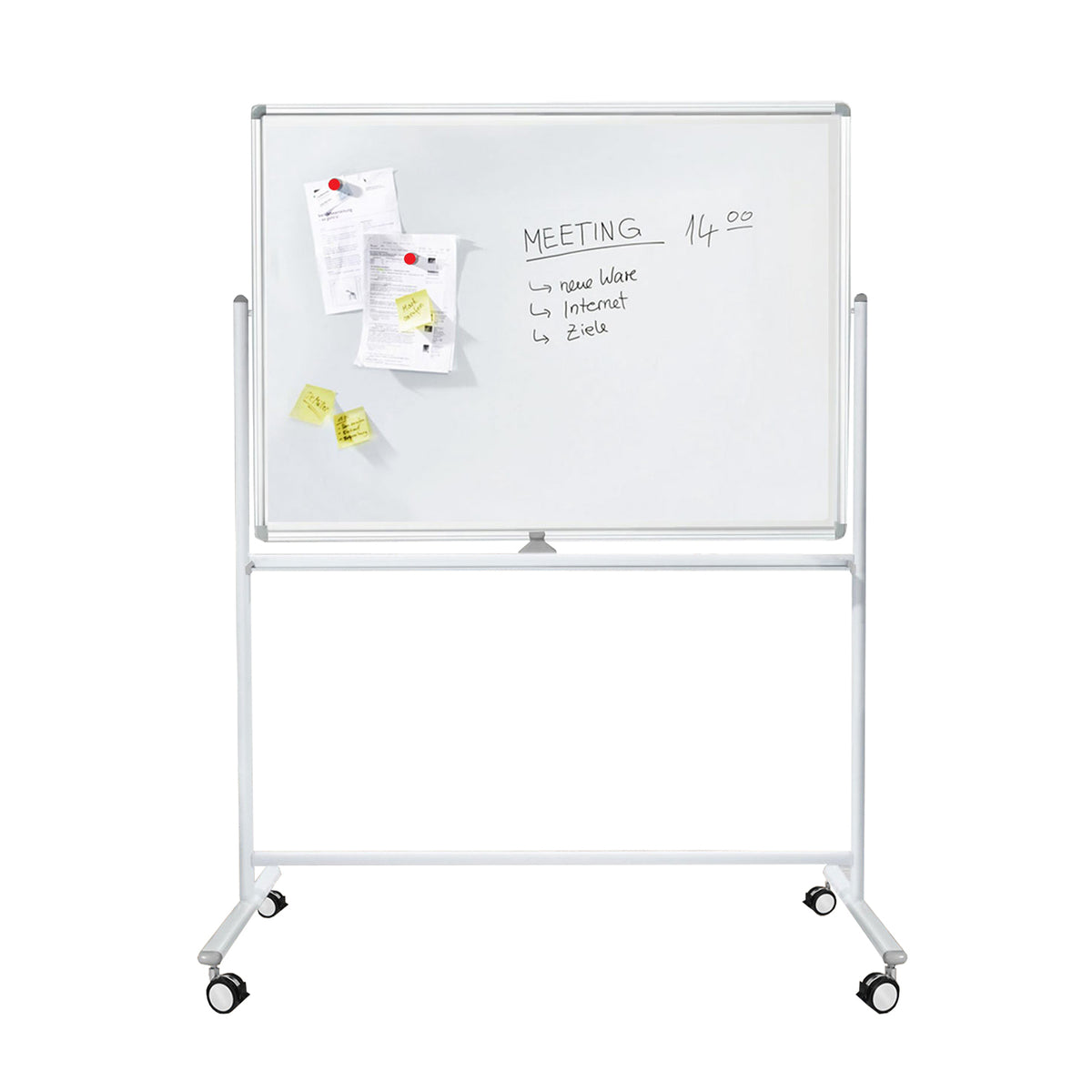 Whiteboard Stanford | Lackiert | Mobil & drehbar | 5 Größen