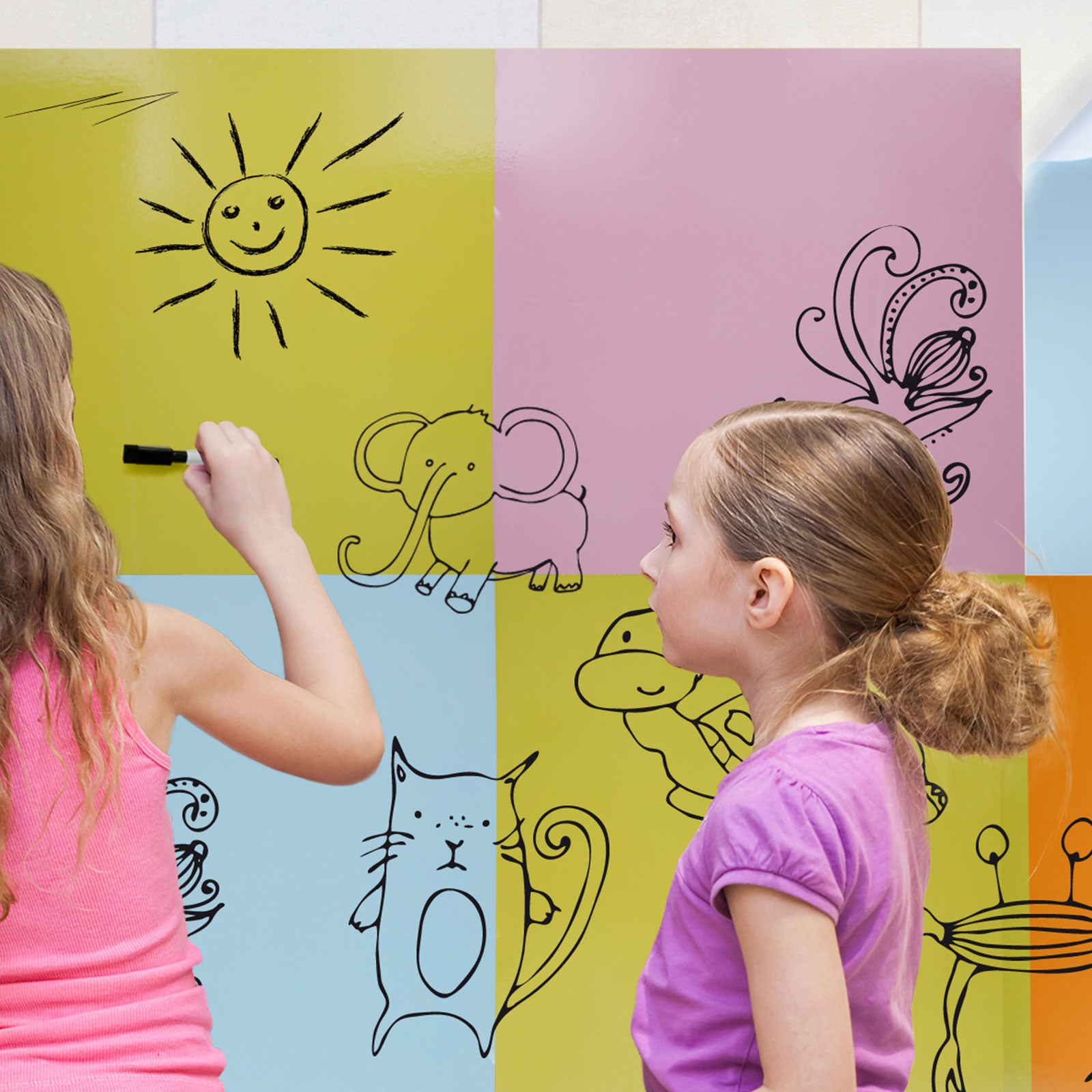 Whiteboardfolien | Erhältlich in 4 Farben