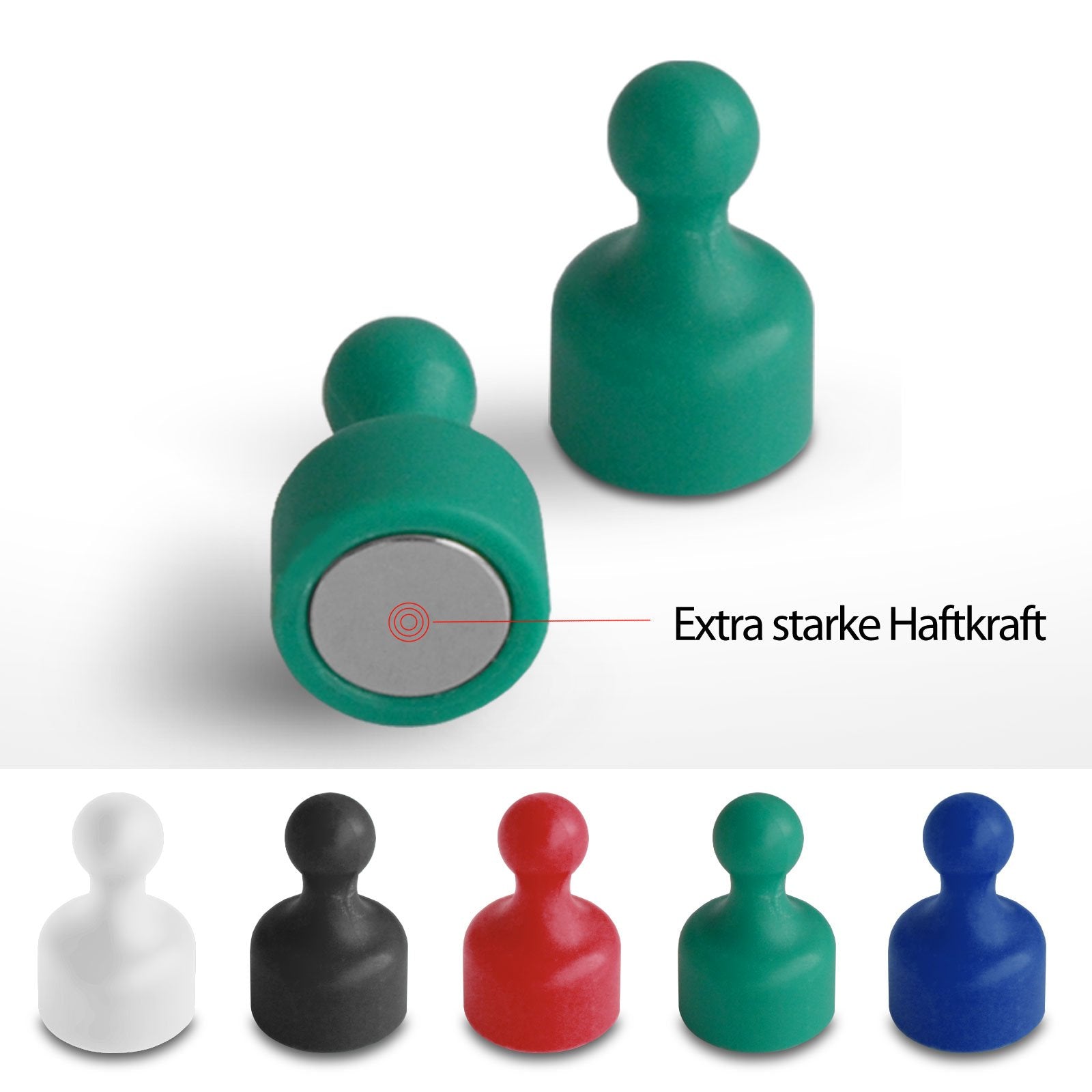 Neodym-Magnete Schach-Pins Viele Farben | Mehrfarbig