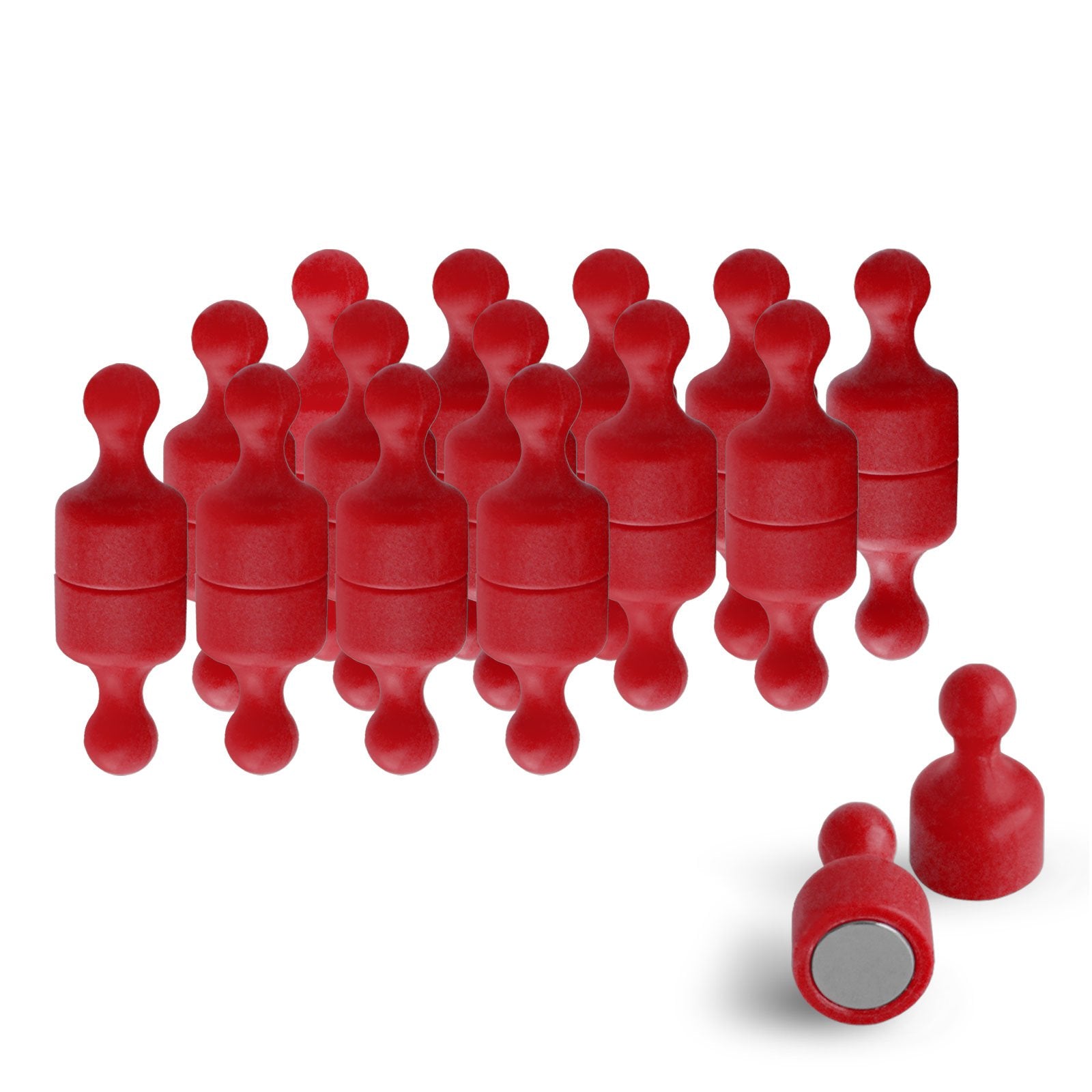 Neodym-Magnete Schach-Pins Viele Farben | Rot