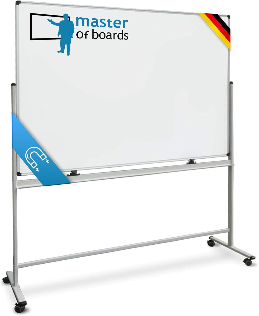 Whiteboard Stanford | Lackiert | Mobil & drehbar | 5 Größen