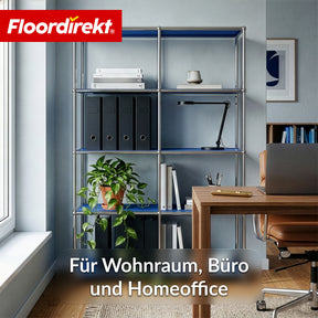 Metallregal | Concept Epure MK-015 | Offenes Standregal mit 5 Ablagen | Bücherregal & Raumteiler Metall