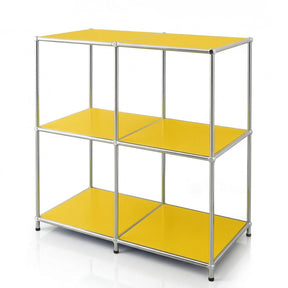 Metallregal | Concept Epure MK-027 | Offenes 3-stöckiges Sideboard & Ablageregal | In mehreren Farben erhältlich