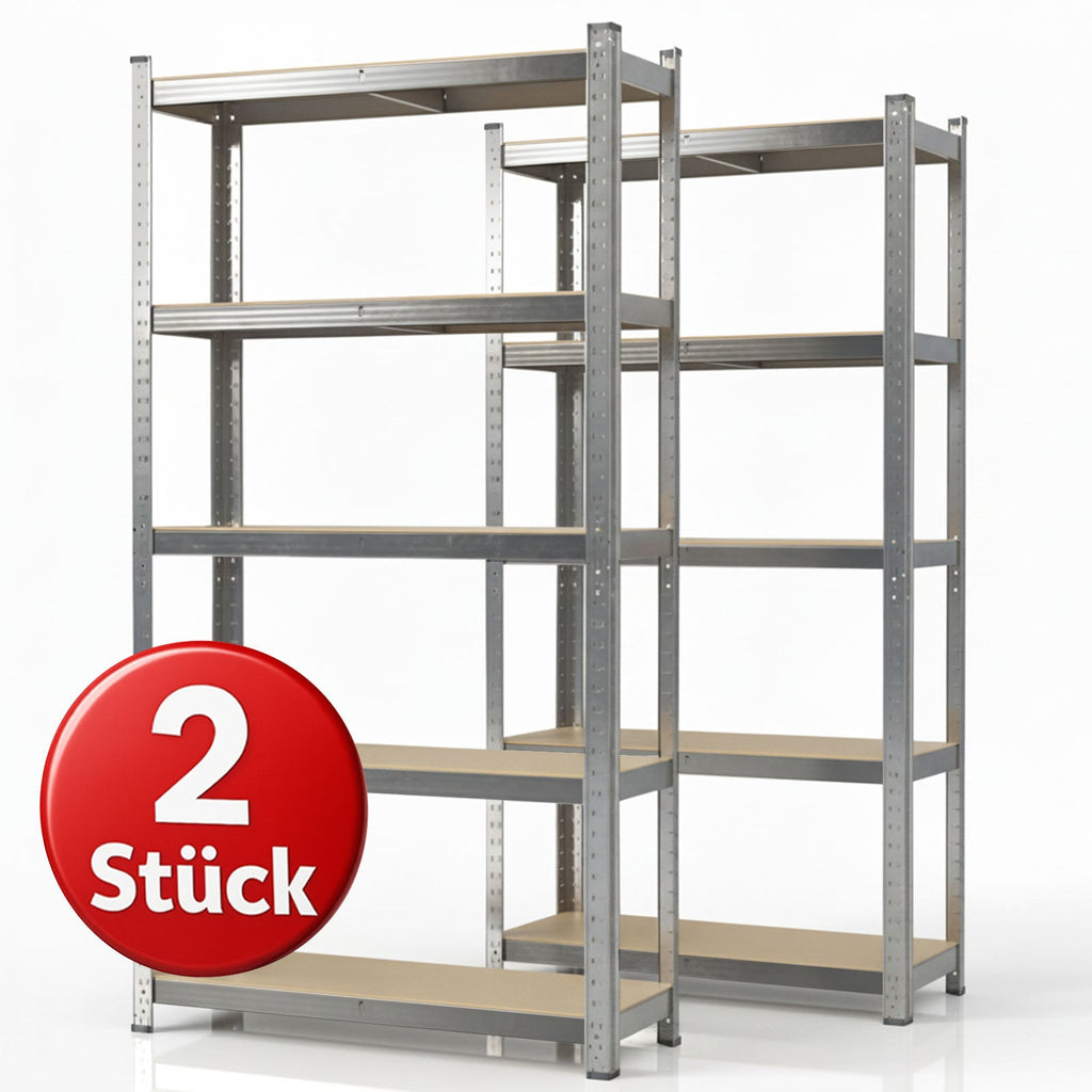 Schwerlastregal Lakota | 2er Set | Traglast bis 875 kg | Individuell einsetzbar | Verschiedene Größen und Farben