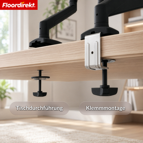F4_Schwarz - Einarm für 1 Monitor