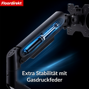A3_Schwarz - Doppelarm für 2 Monitore