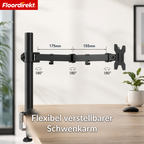 F5_Schwarz | Einarm für 1 Monitor