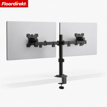 F1_Schwarz | Doppelarm für 2 Monitore