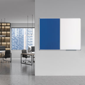 Nobo Kombitafel | Pinnwand & Whiteboard | Blau/Weiß