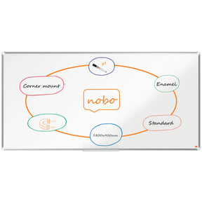Nobo Whiteboard | Premium Plus | Speziallackiert | Magnetisch