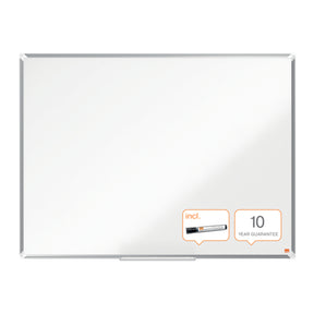 Nobo Whiteboard Premium Plus | Melamin-Oberfläche | Große Stiftablage