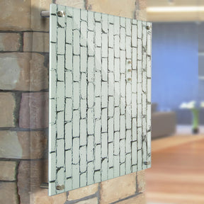 Design-Glas-Memoboard | Brick | 2 Größen