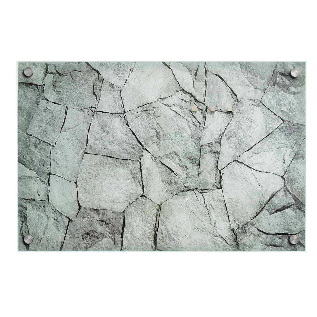 Design-Glas-Memoboard | Rock | 2 Größen