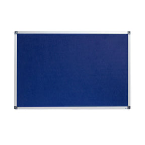 Filz-Pinnwand mit Aluminium-Rahmen | Blau | 5 Größen