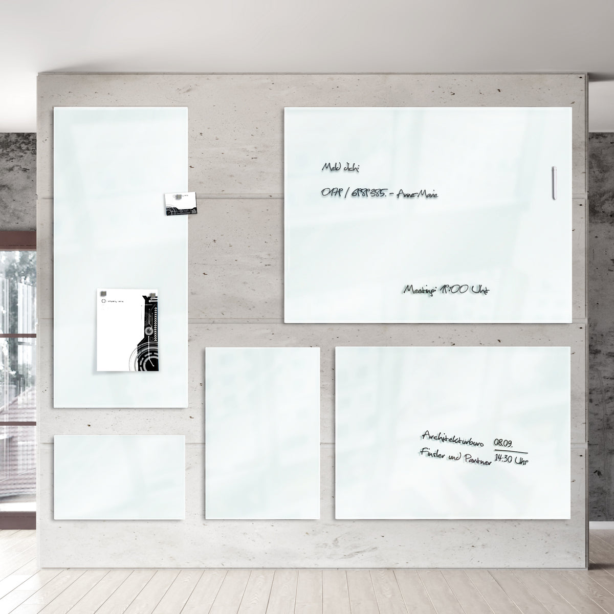 Glas Whiteboard | Lissabon | 5 Größen