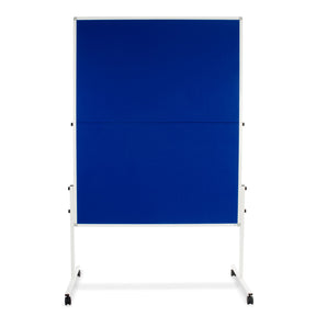 Filz-Moderationstafel Klappbar Mit Rollen 150x120 cm 2 Farben | Blau