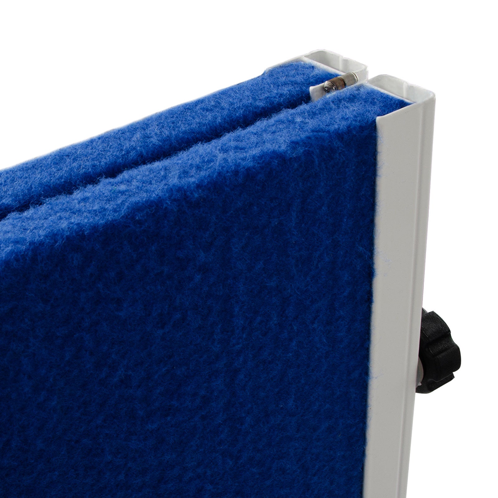 Filz-Moderationstafel Klappbar Mit Rollen 150x120 cm 2 Farben | Blau
