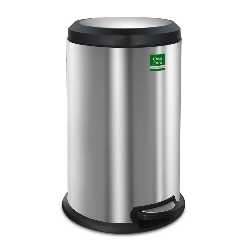 Mülleimer Dennis | Edelstahl | Mit Absenkautomatik | 40 Liter