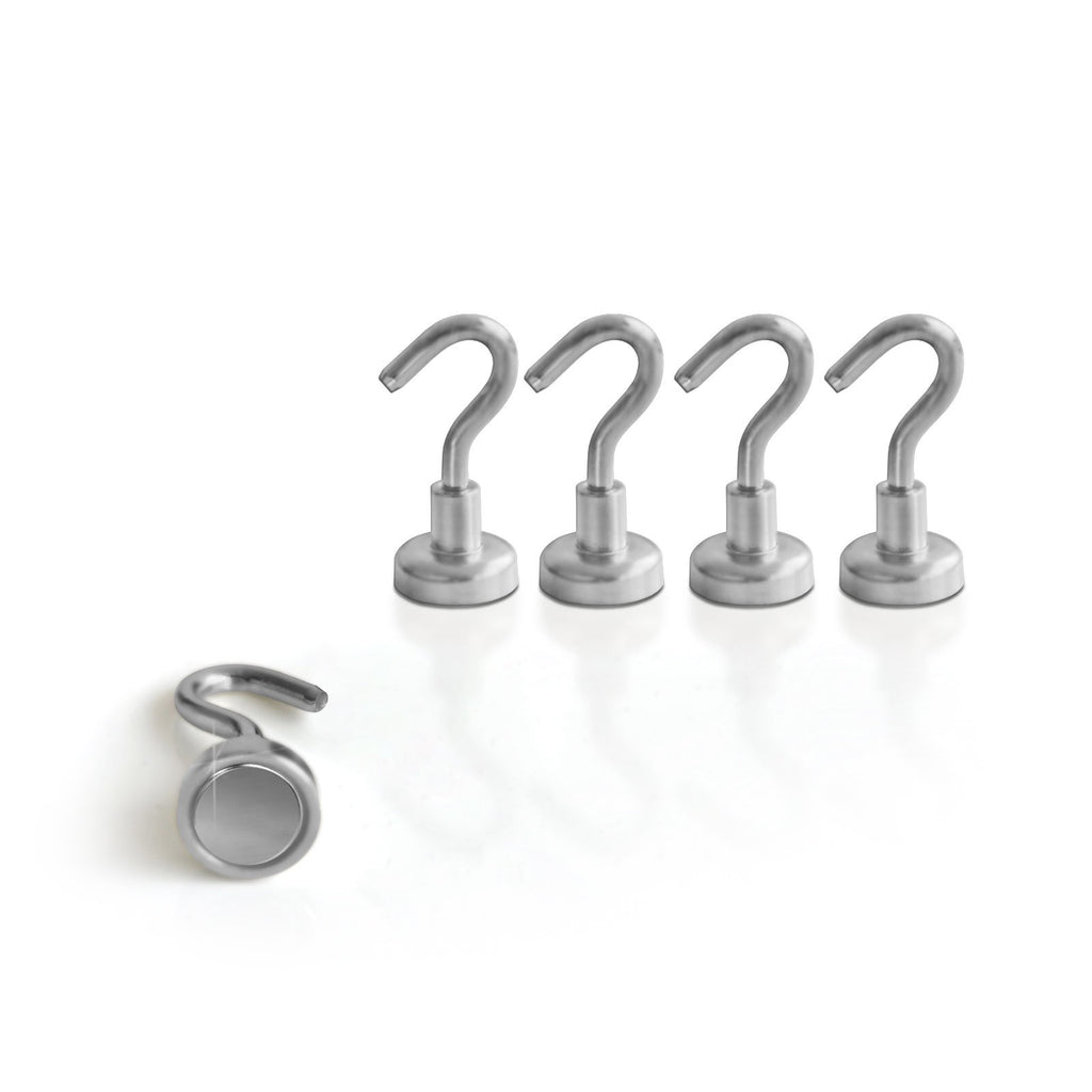 Neodym-Magnethaken | Stahl | 5er- oder 20er-Set