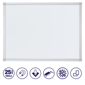 Nobo Whiteboard | Speziallackiert | Recyclebares Material | Leichte Reinigung