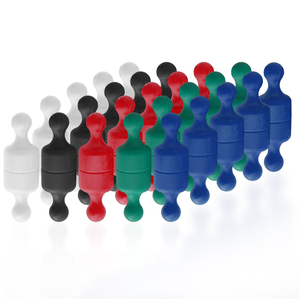 Neodym-Magnete | Schach-Pins | 5 Farben