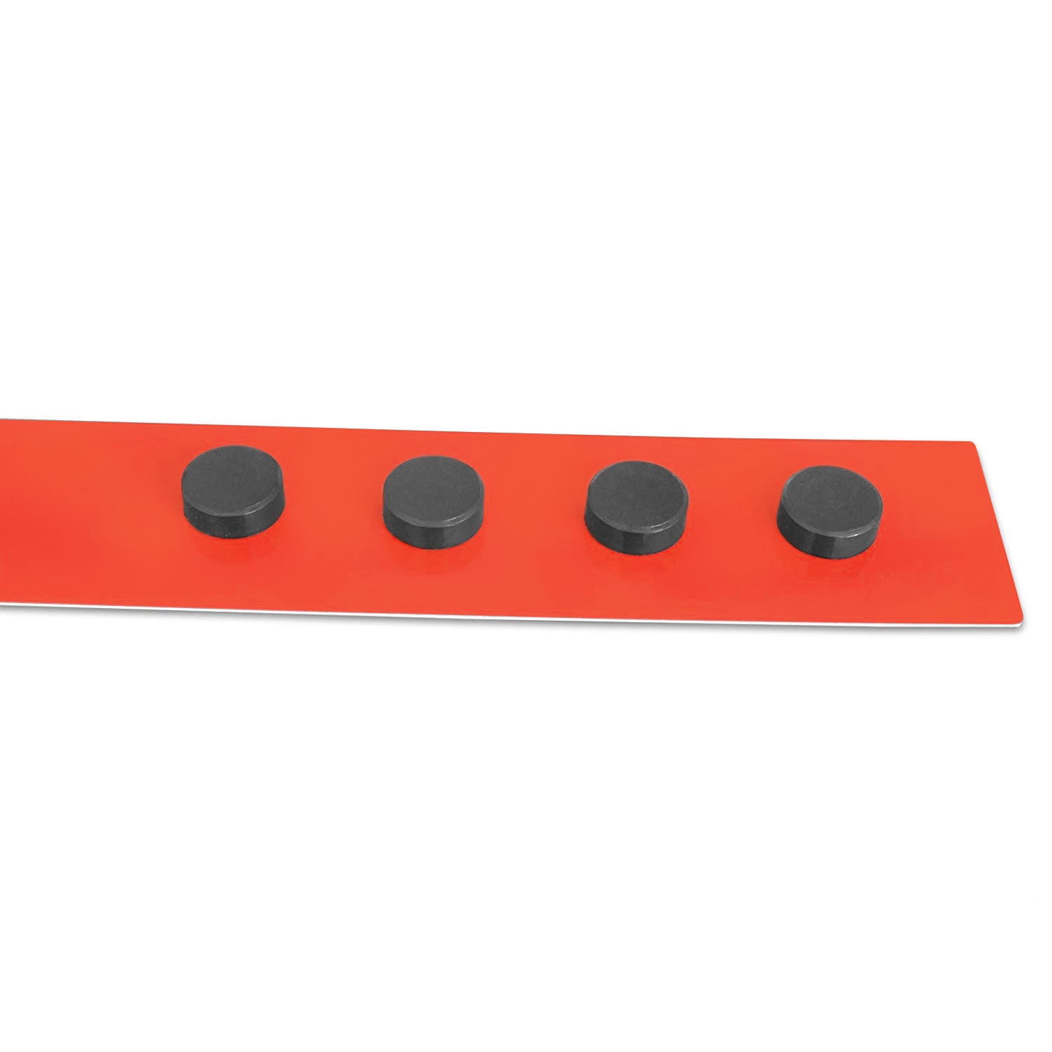 4er-Set Magnetleisten  2 Längen  5 Farben | Rot