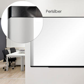 Whiteboard Pearl lackiert 4 Größen 3 Farben | Silber-Metallic